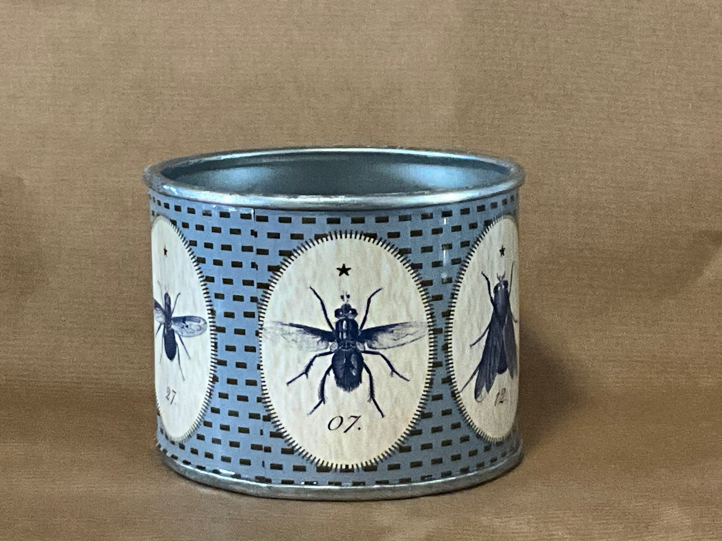 Small blue bug tin