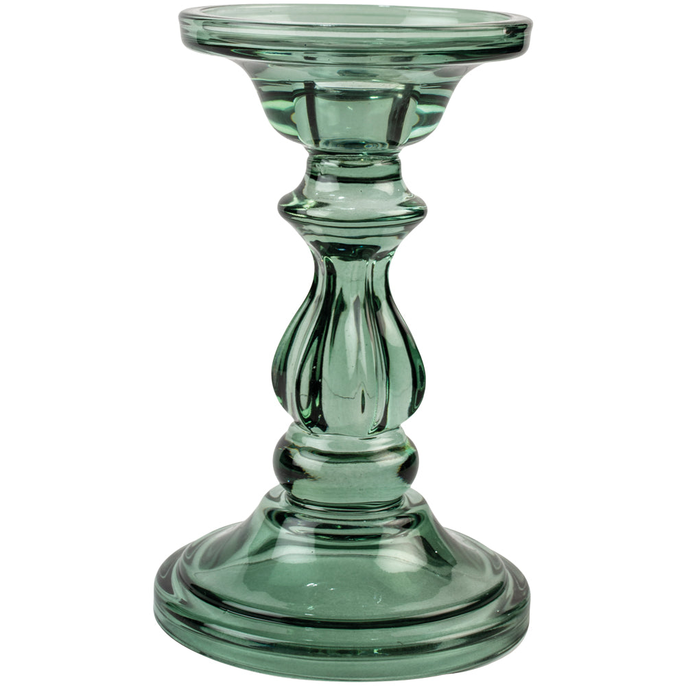 Glass Candle Holder - Sea glass