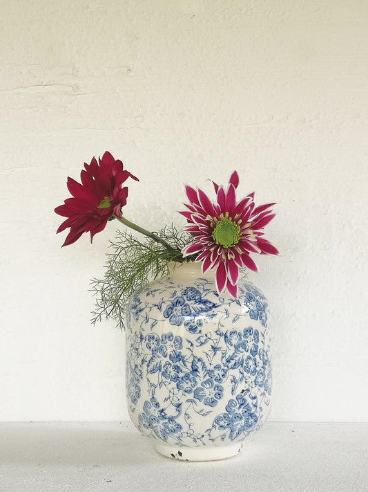 Dutch blue vase