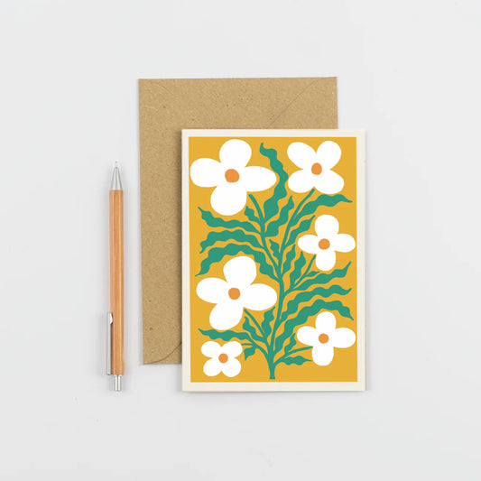 Greeting Card - Daisies