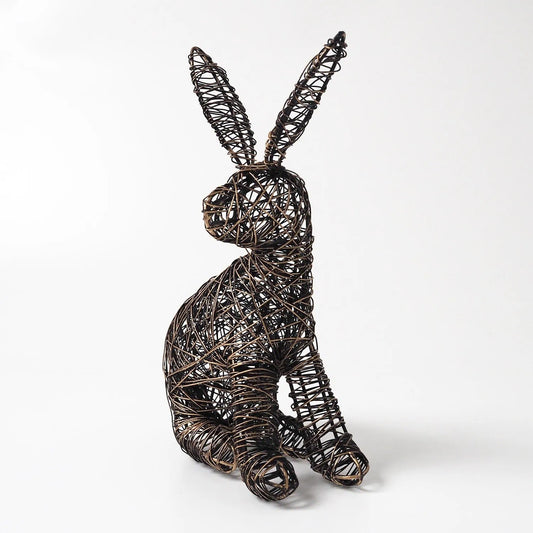 Wire Hare Garden Ornament