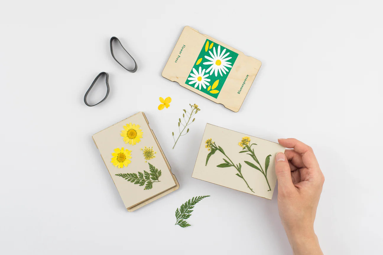 Pocket flower press - Daisy design