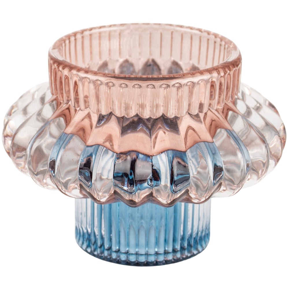 Glass Candleholder - Duo